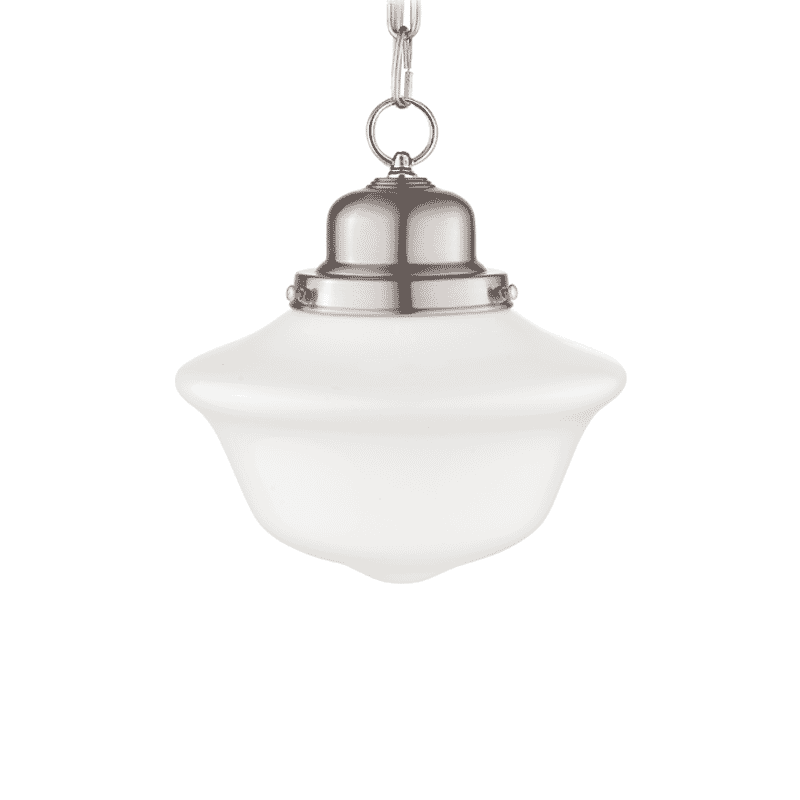 Hudson Valley Edison Collection 10" Pendant Light in Satin Nickel