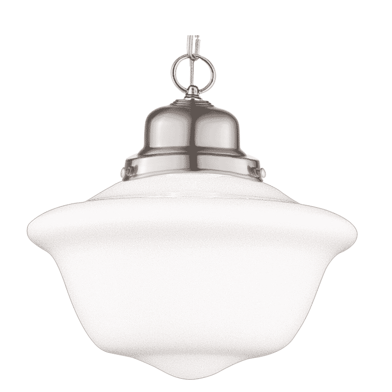 Hudson Valley Edison Collection 12" Pendant Light in Satin Nickel