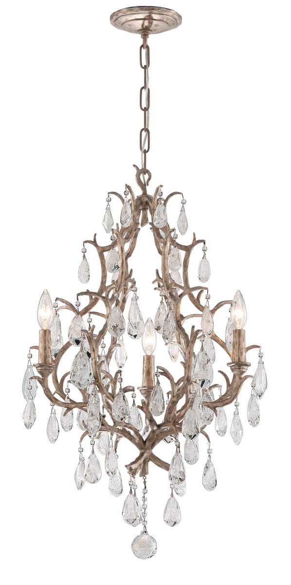 Corbett Amadeus 3-Light Traditional Chandelier in Vienna Bronze