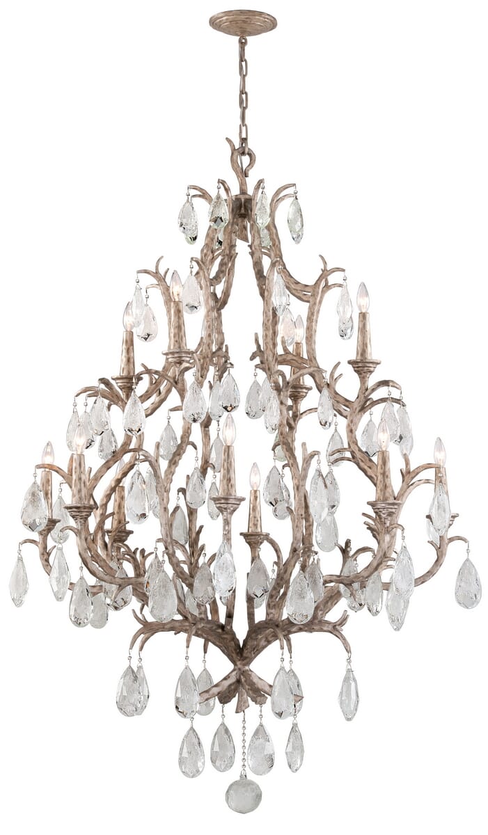 Corbett Amadeus 12-Light Traditional Chandelier in Vienna Bronze