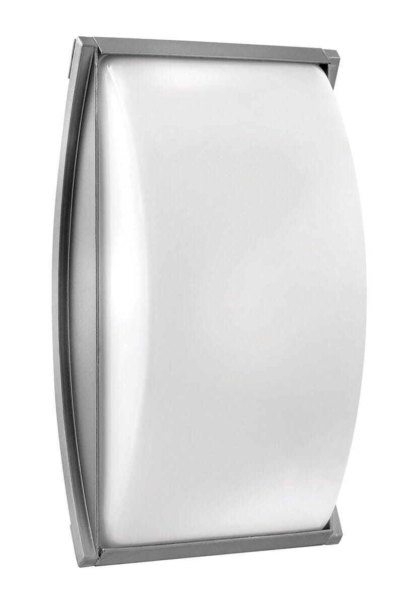 Hinkley Atlantis 1-Light LED Outdoor Medium Wall Mount in Titanium