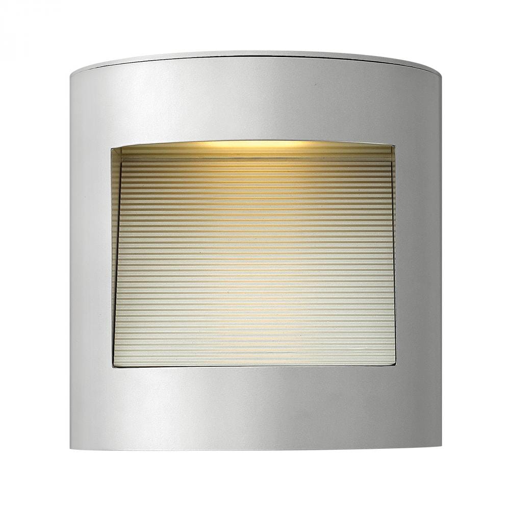 Hinkley Luna LED Outdoor Small Wall Light in Titanium