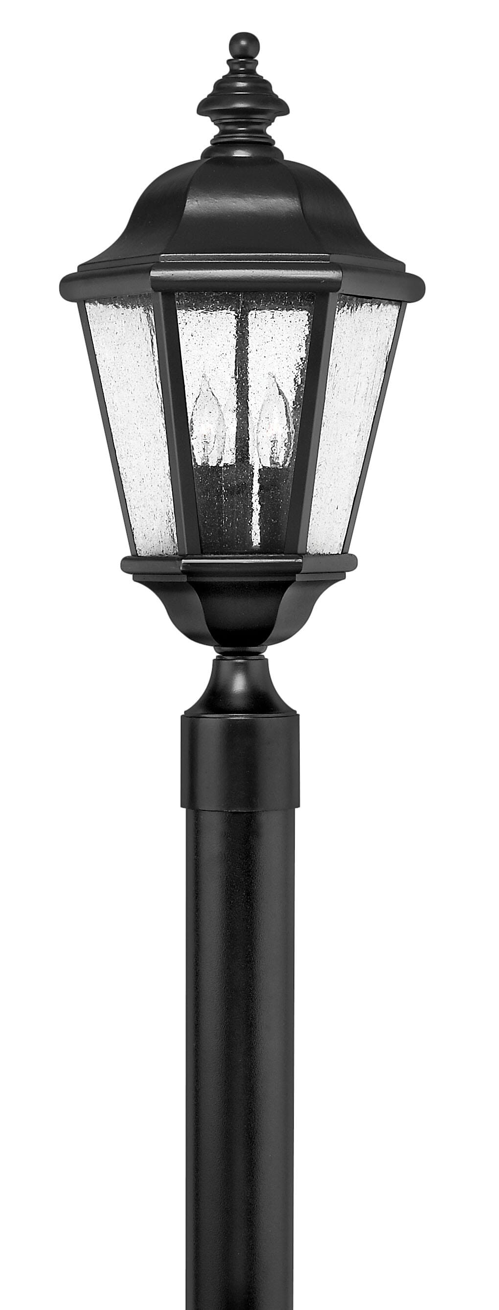 Hinkley Edgewater 3-Light Outdoor Post Top Pier Mount in Black