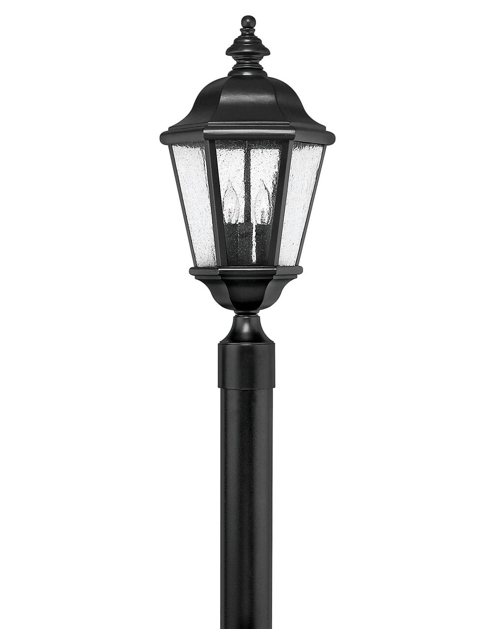 Hinkley Edgewater 3-Light 21" Outdoor Post Light in Black