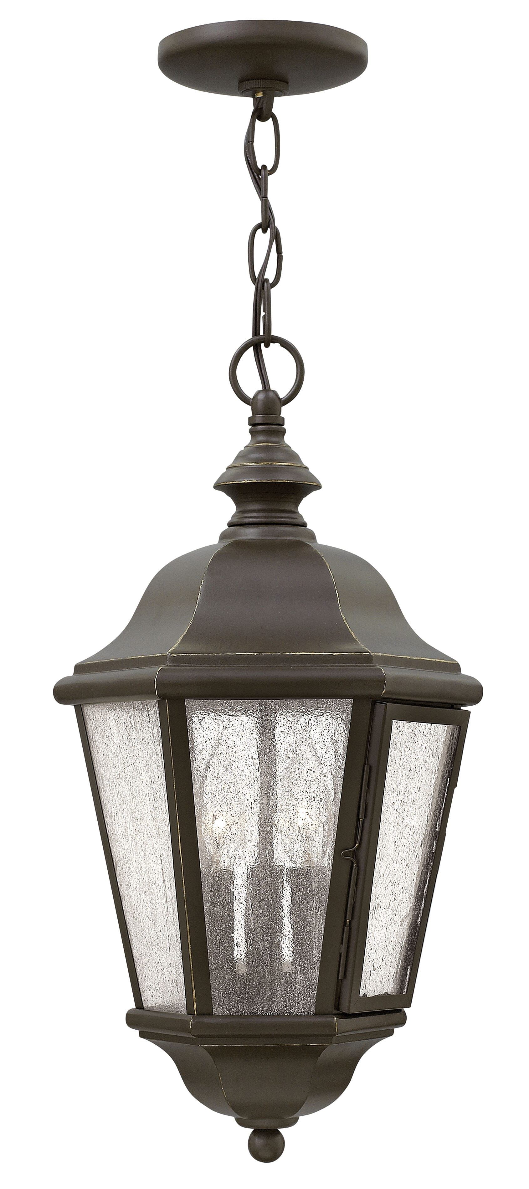 Hinkley Edgewater 3-Light Outdoor Hanging Light in Oil Rubbed Bronze