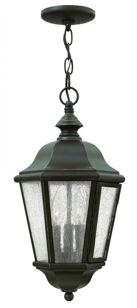 Hinkley Edgewater 3-Light Outdoor Hanging Light in Oil Rubbed Bronze