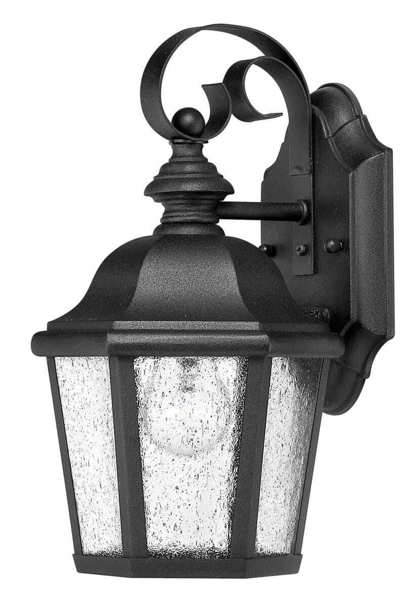 Hinkley Edgewater 1-Light Outdoor Medium Wall Mount in Black