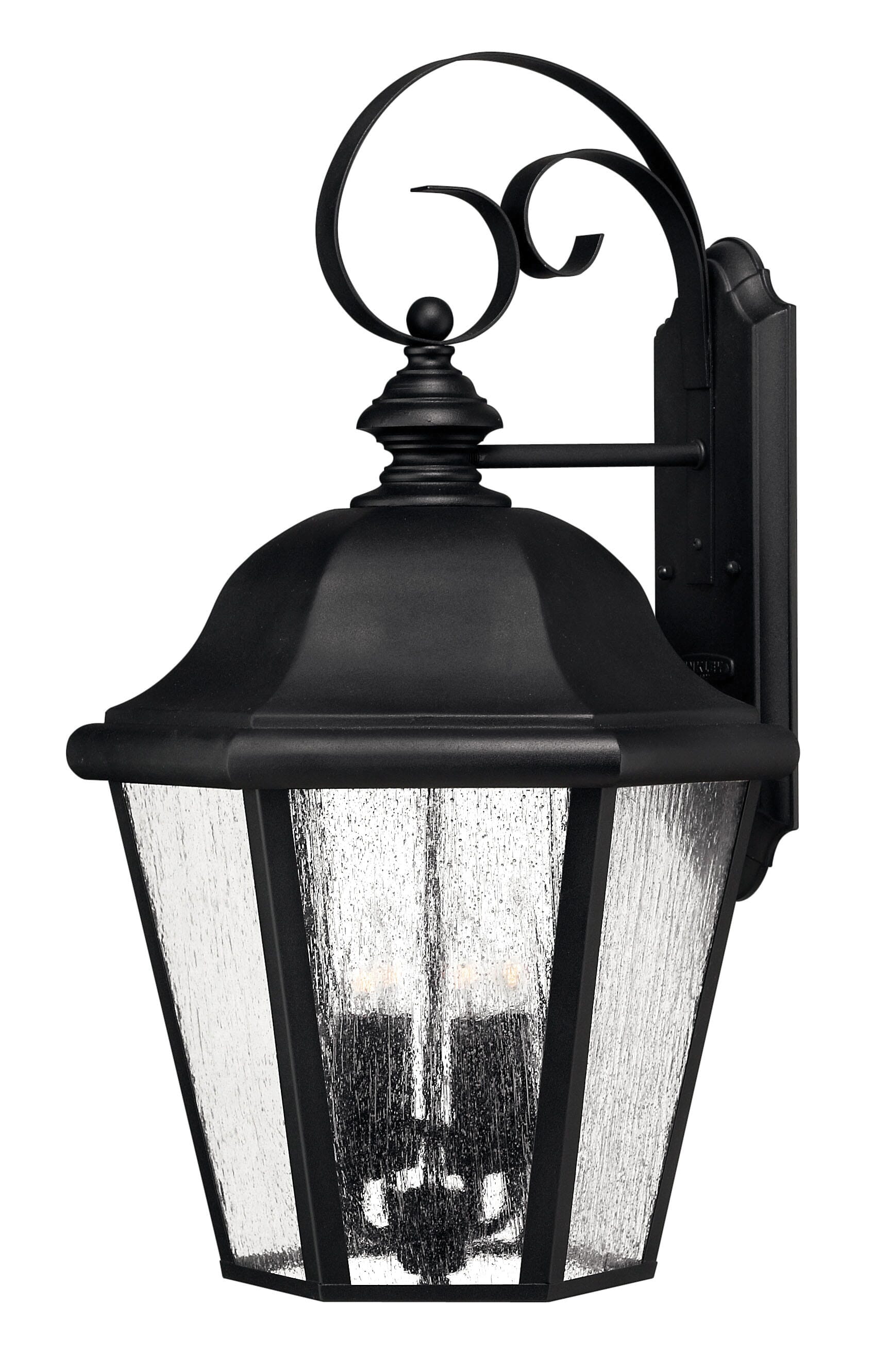 Hinkley Edgewater 4-Light Outdoor Large Wall Mount in Black