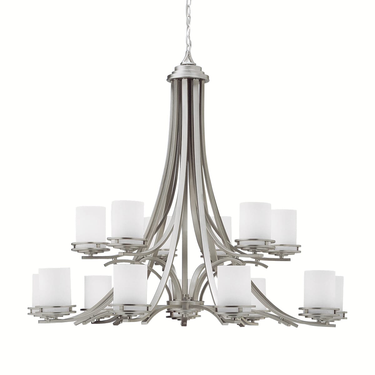 Kichler Hendrik 15-Light Chandelier in Brushed Nickel