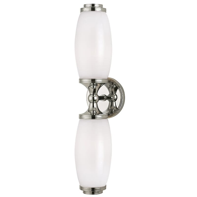 Hudson Valley Brooke 2-Light 20" Wall Sconce in Polished Nickel