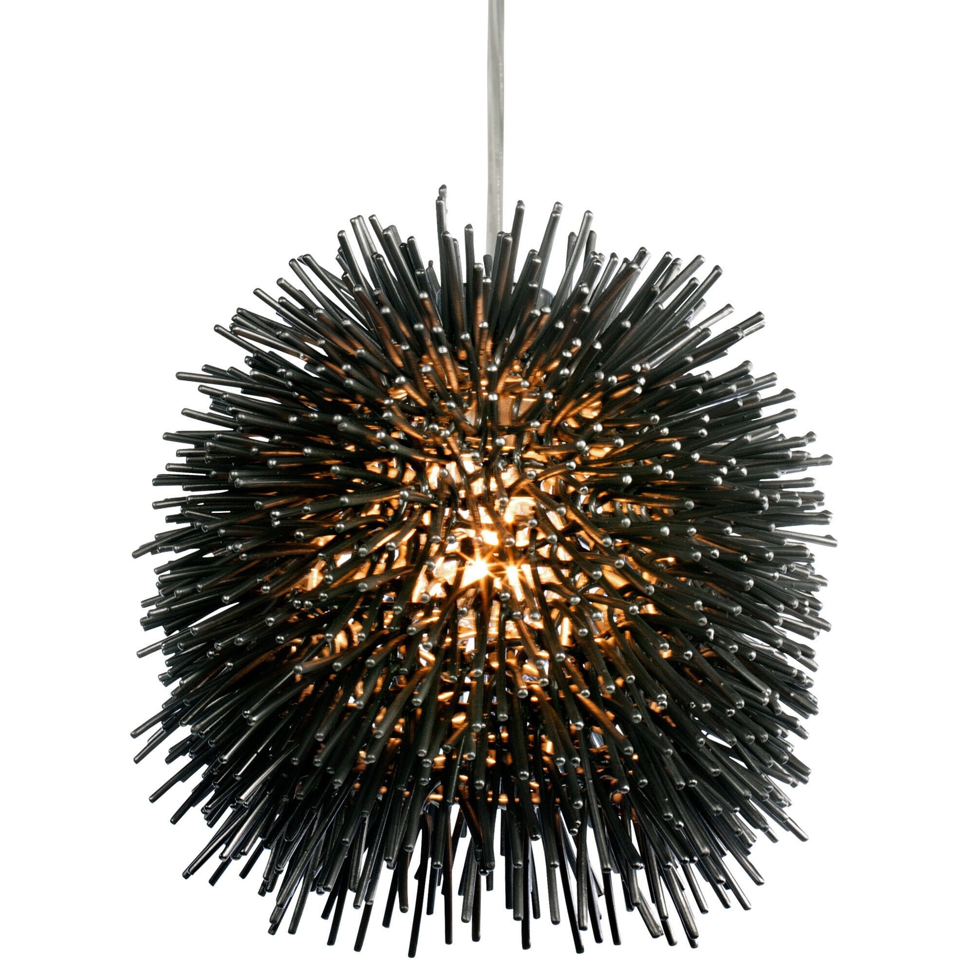 Varaluz Urchin Mini Pendant in Black