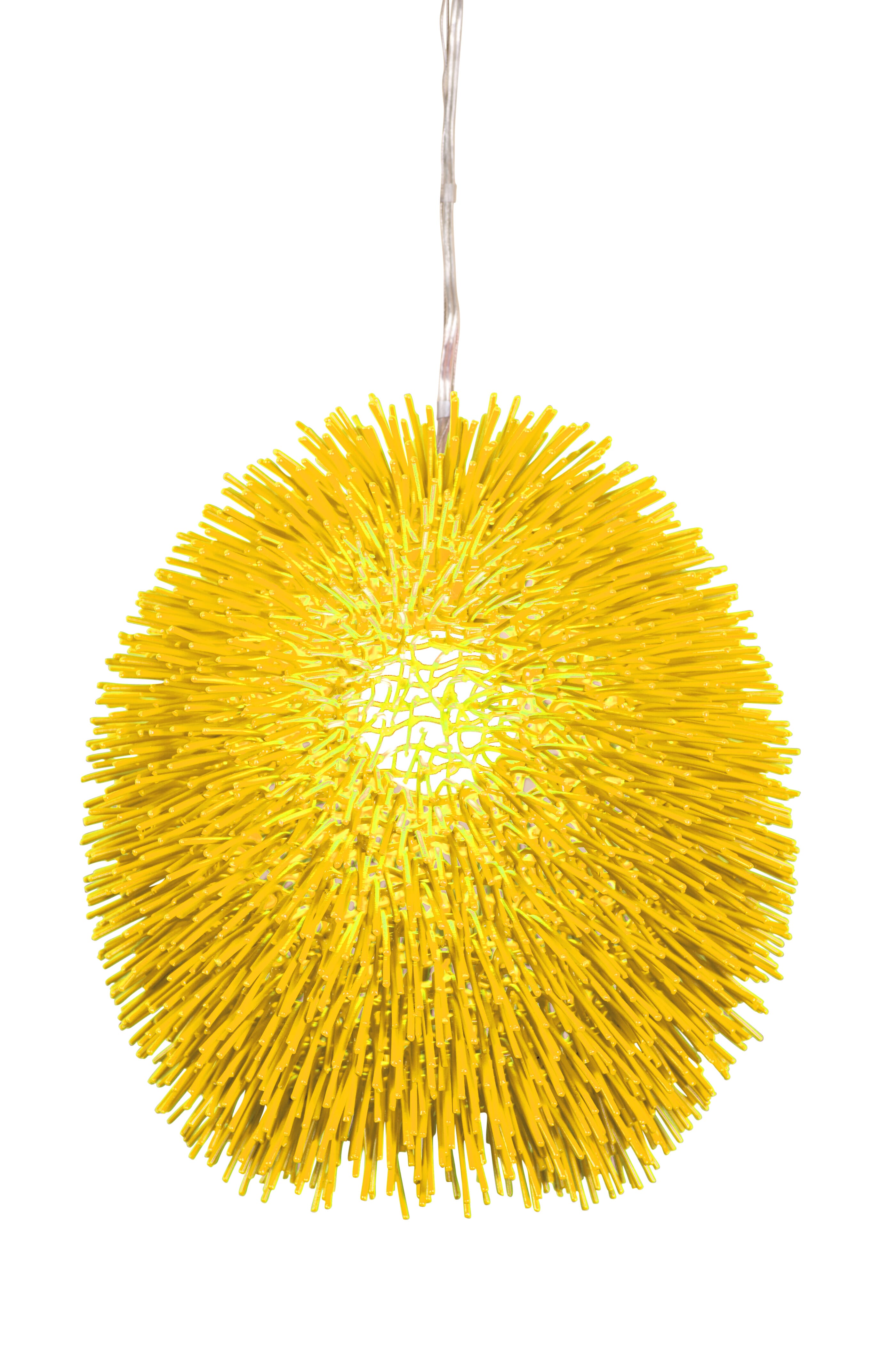 Varaluz Urchin Pendant Light in Un-Mellow Yellow