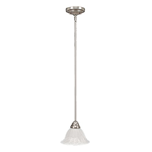 Millennium Lighting 1700 Series 1-Light Mini-Pendant in Satin Nickel