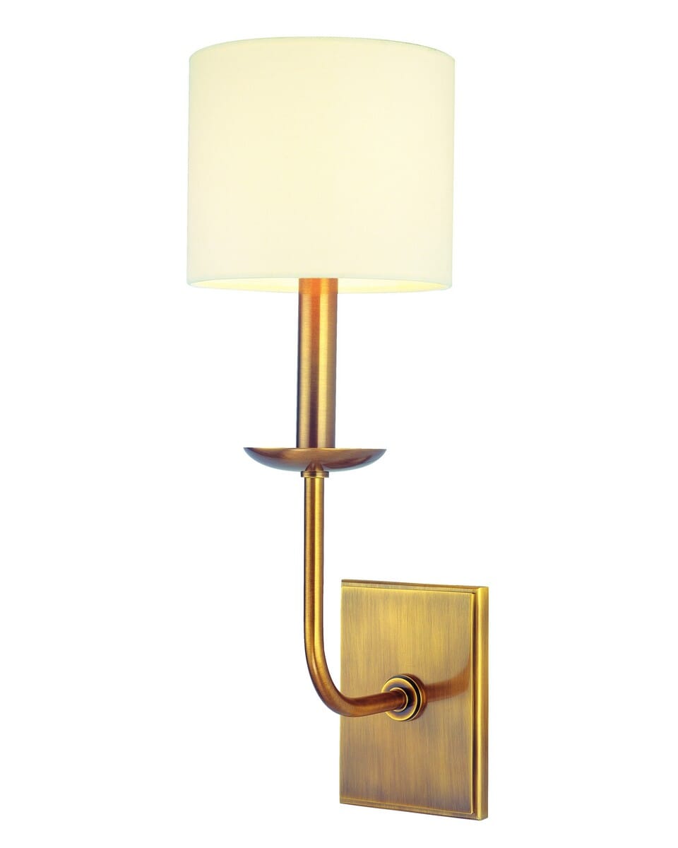 Hudson Valley Kings Point 19" Wall Sconce in Aged Brass