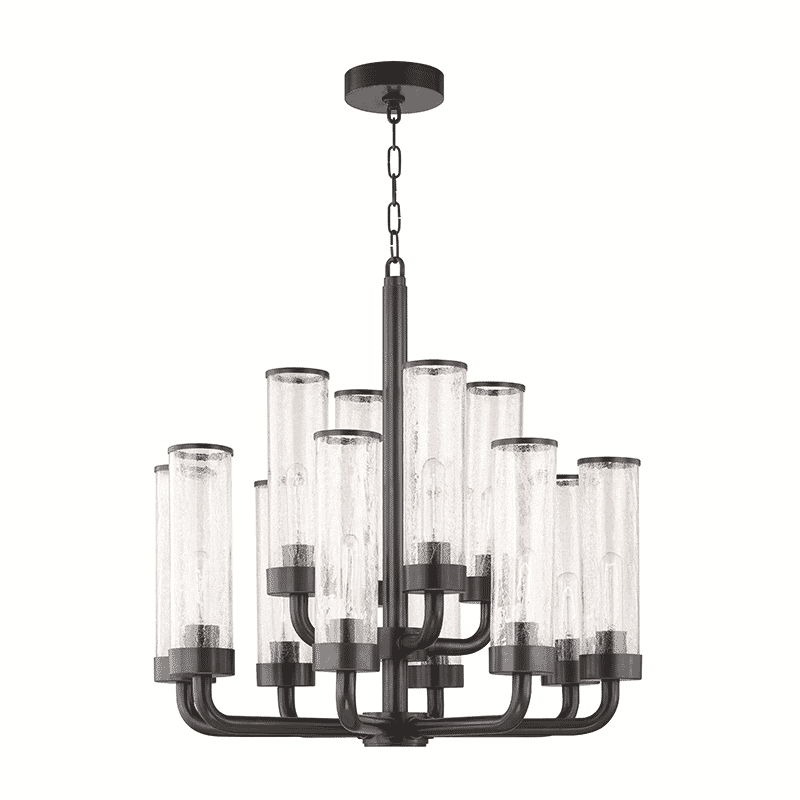 Hudson Valley Soriano 12-Light Chandelier in Aged Old Bronze