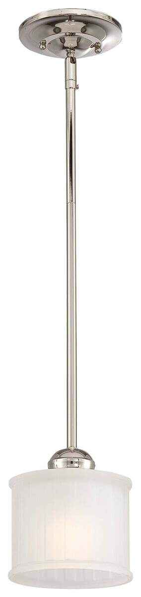 Minka Lavery 1730 Series 6" Pendant Light in Polished Nickel