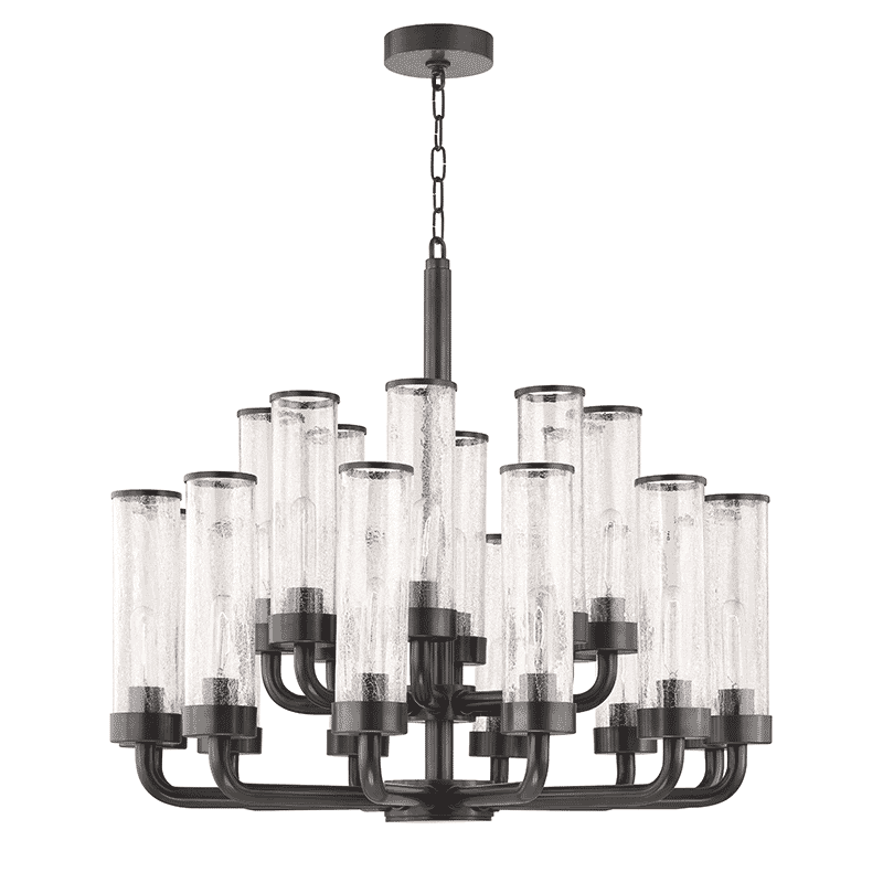 Hudson Valley Soriano 20-Light Chandelier in Aged Old Bronze