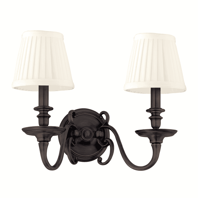 Hudson Valley Charleston 2-Light Wall Sconce in Old Bronze