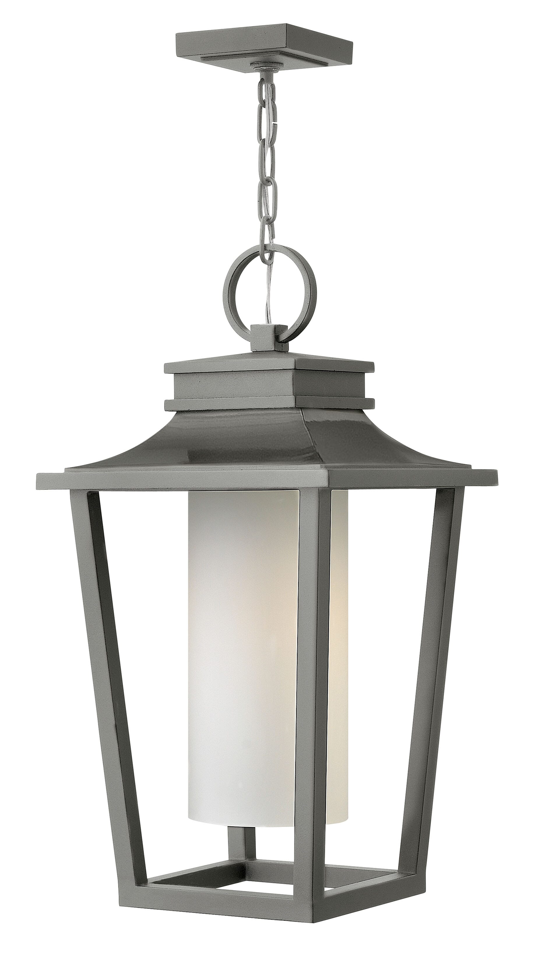 Hinkley Sullivan 1-Light Outdoor Hanging Light in Hematite