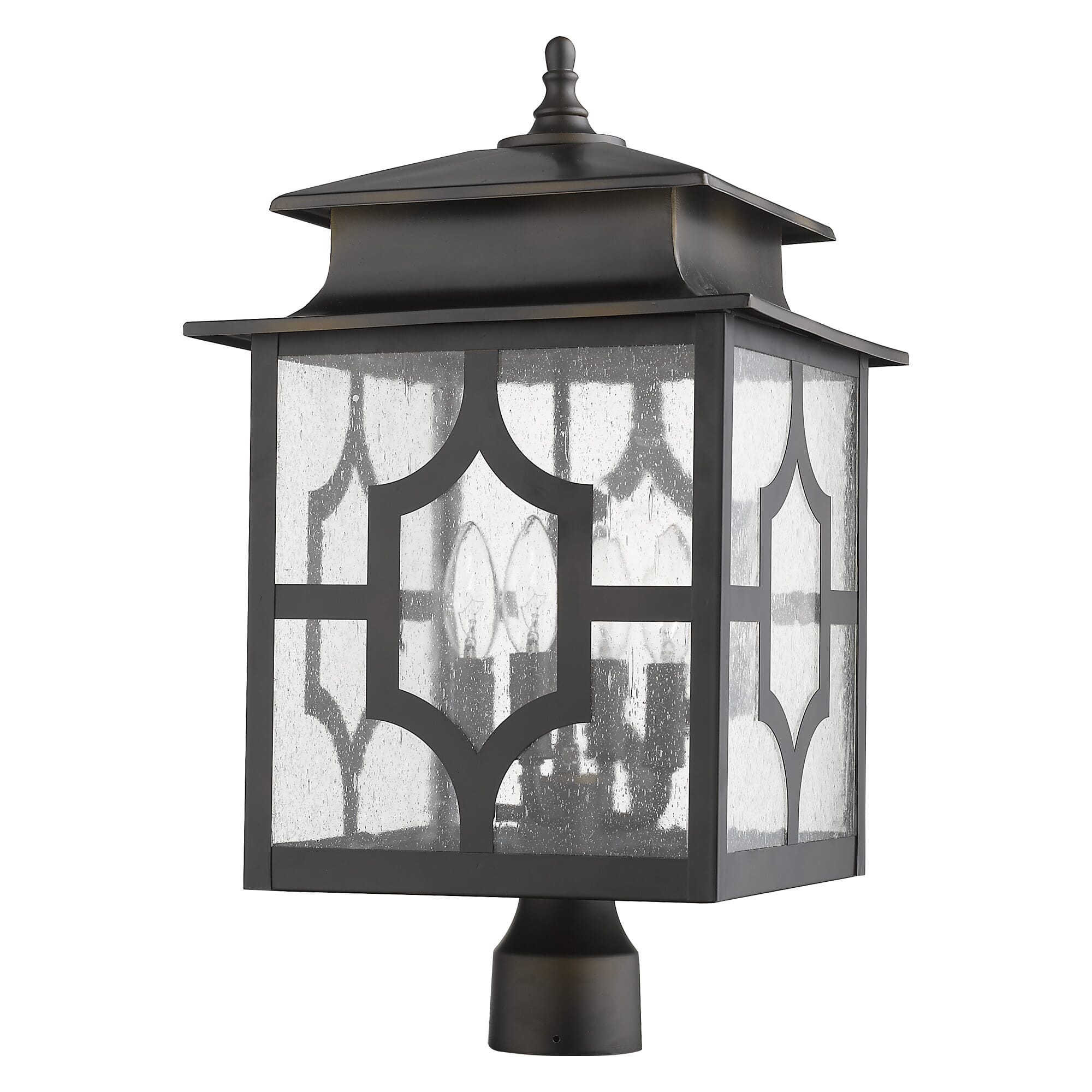 Acclaim Calvert 4-Light Outdoor Post Light in Oil-Rubbed Bronze