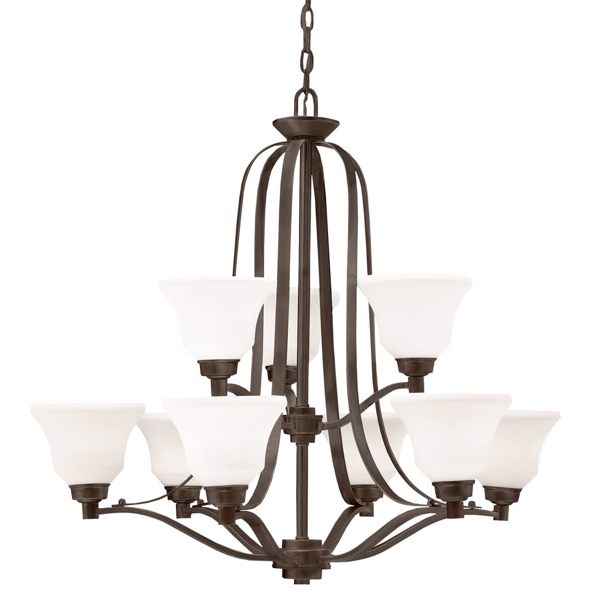 Kichler Langford 9-Light Chandelier in Olde Bronze