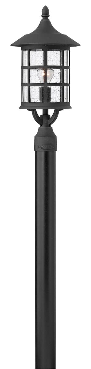 Hinkley Freeport 1-Light Outdoor Post Top Pier Mount in Black