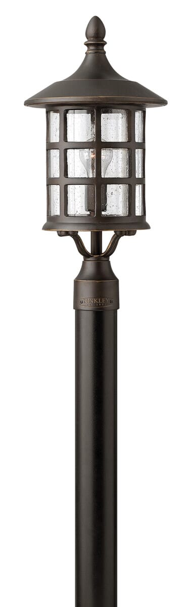 Hinkley Freeport 1-Light Outdoor Post Top Pier Mount in Oil Rubbed Bronze