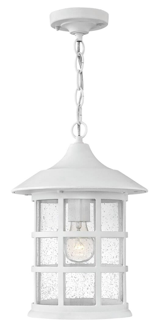 Hinkley Freeport 1-Light Outdoor Hanging Light in Classic White