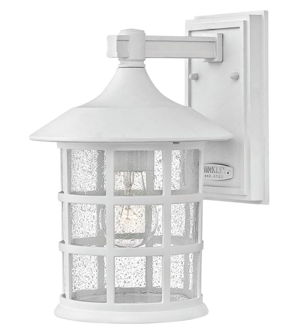 Hinkley Freeport 1-Light Outdoor Medium Wall Mount in Classic White