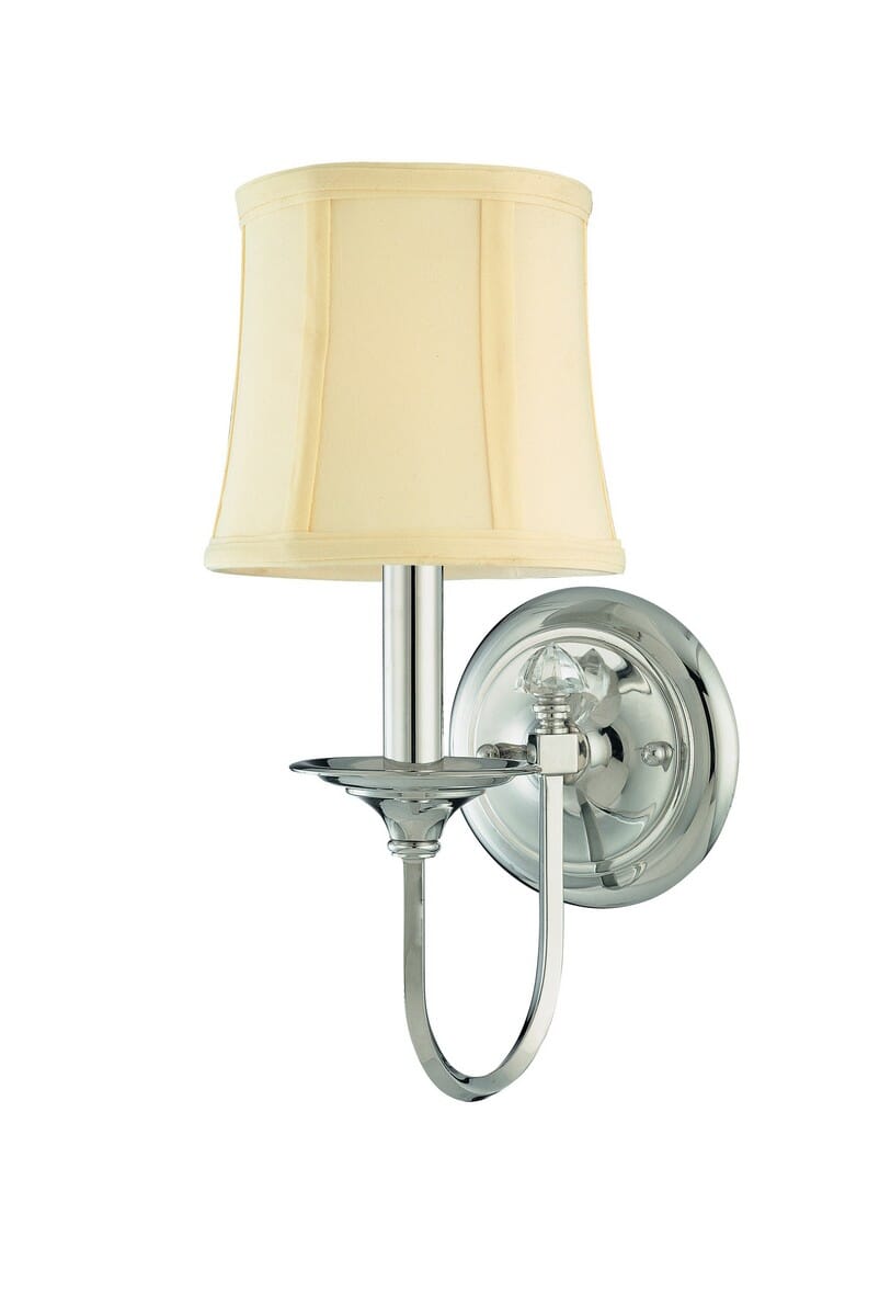 Hudson Valley Rockville 14" Wall Sconce in Polished Nickel