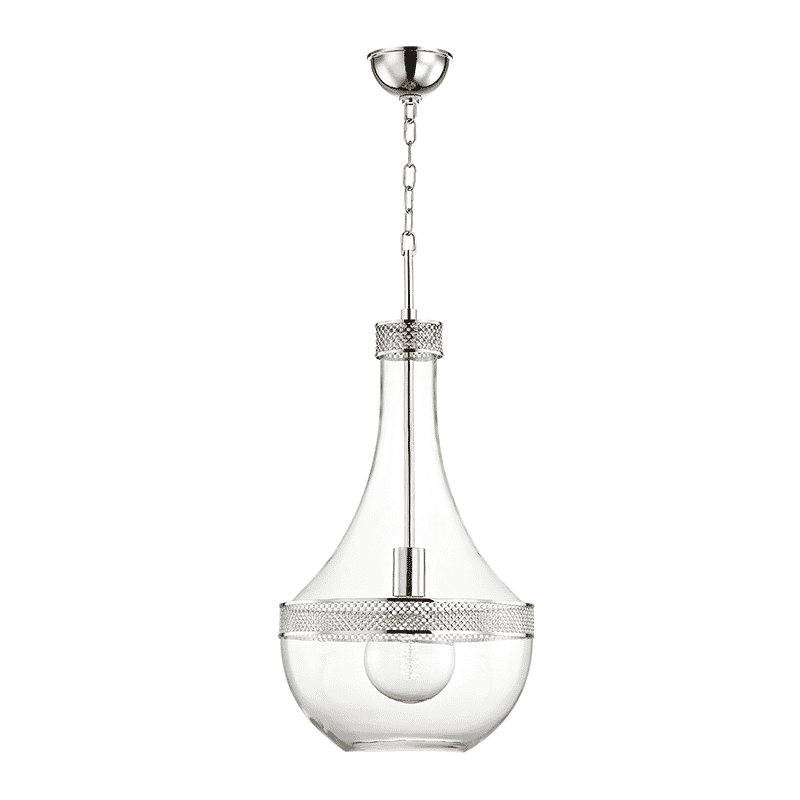 Hudson Valley Hagen 29" Pendant Light in Polished Nickel