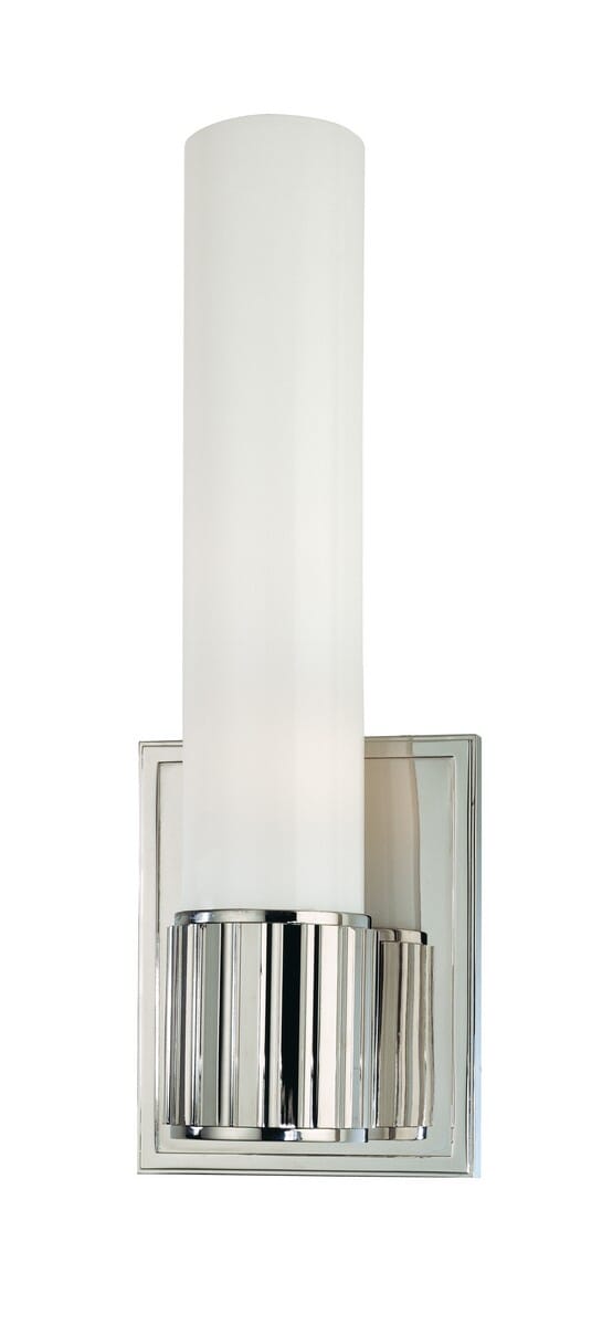 Hudson Valley Fulton 5" Bathroom Vanity Light in Polished Nickel