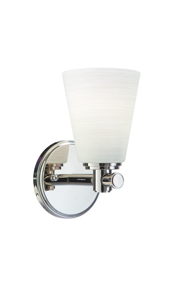 Hudson Valley Garland 5" Bathroom Vanity Light in Polished Nickel