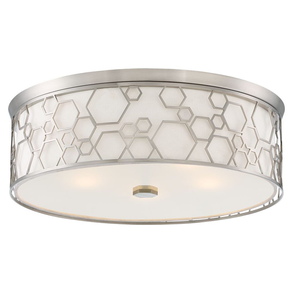 Minka Lavery Octagons LED Ceiling Light in Brushed Nickel