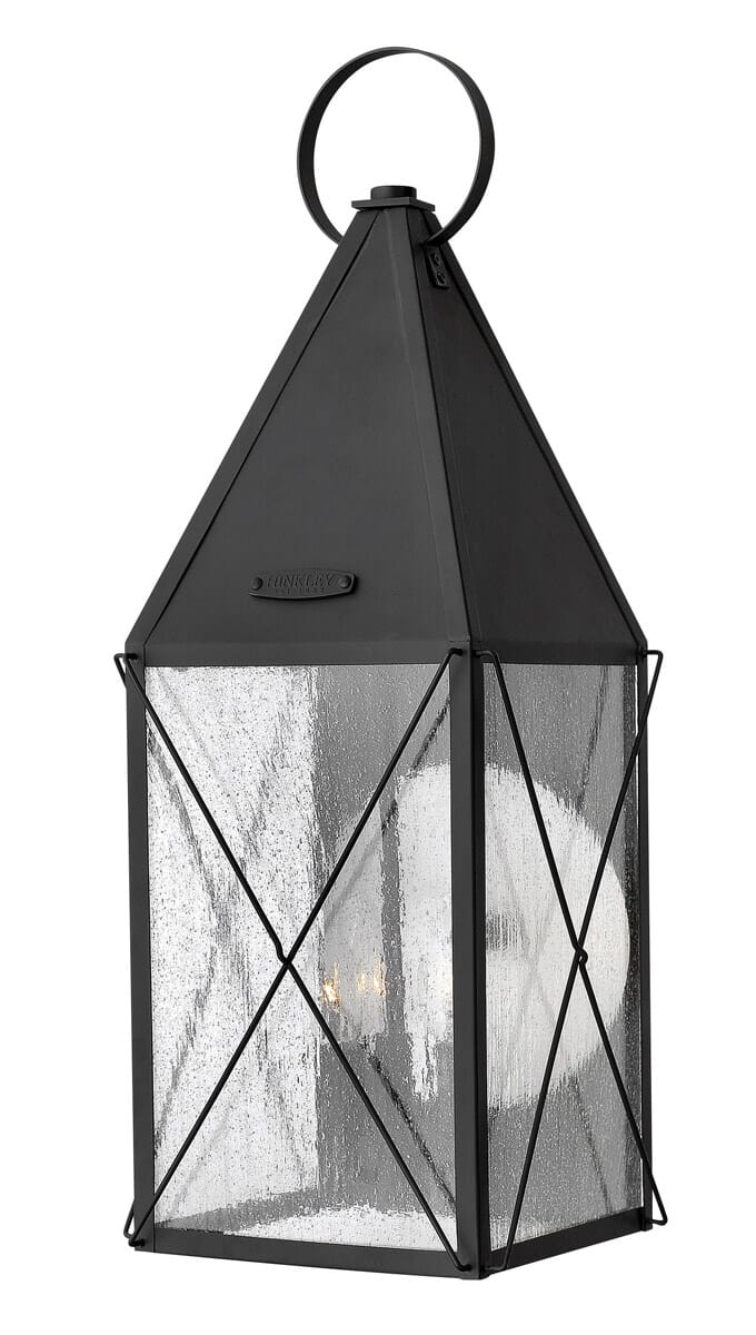 Hinkley York 3-Light Outdoor Large Wall Mount in Black