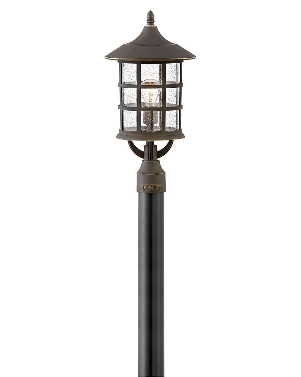 Hinkley Freeport 21" Outdoor Post Light in Oil Rubbed Bronze