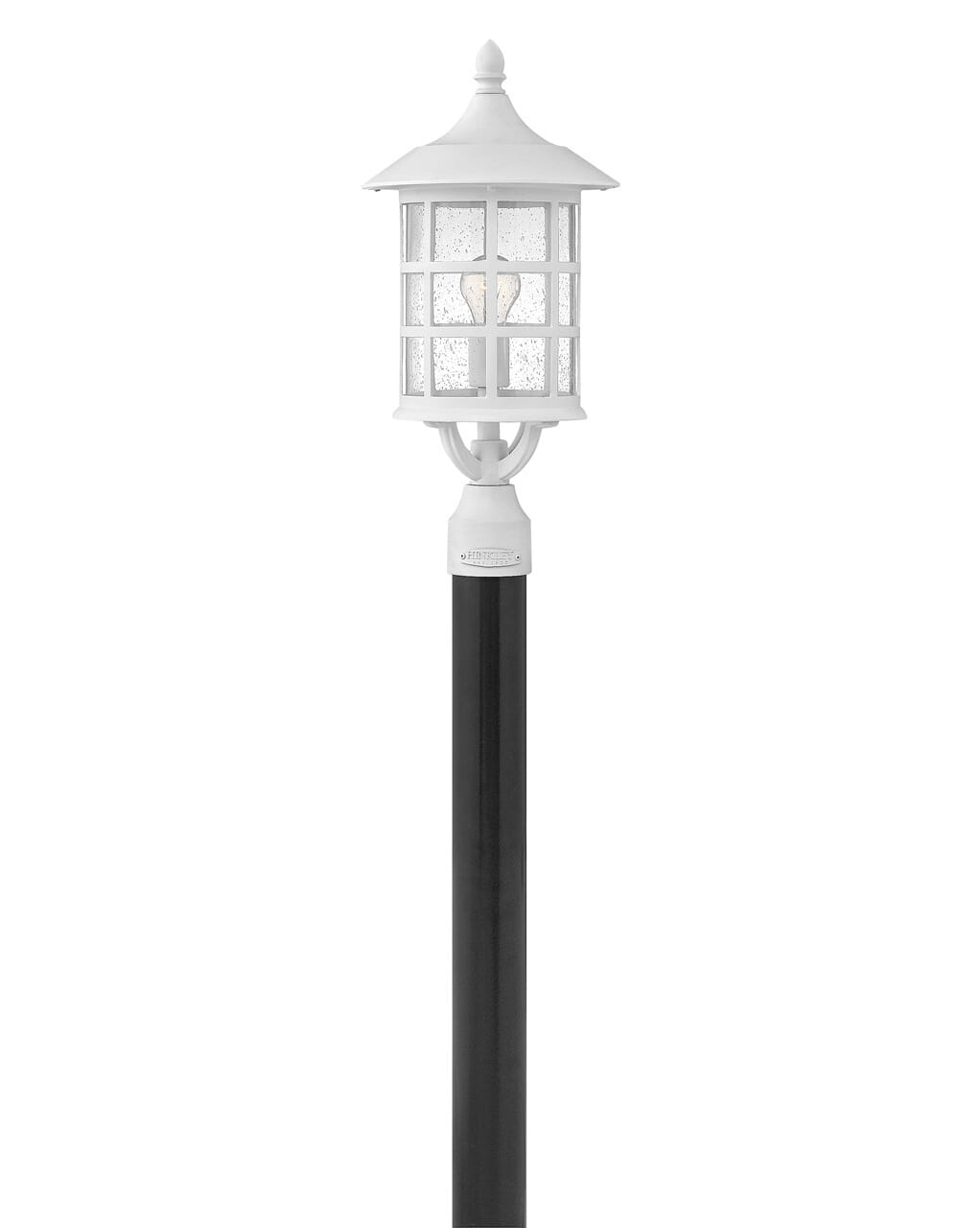 Hinkley Freeport 21" Outdoor Post Light in Textured White