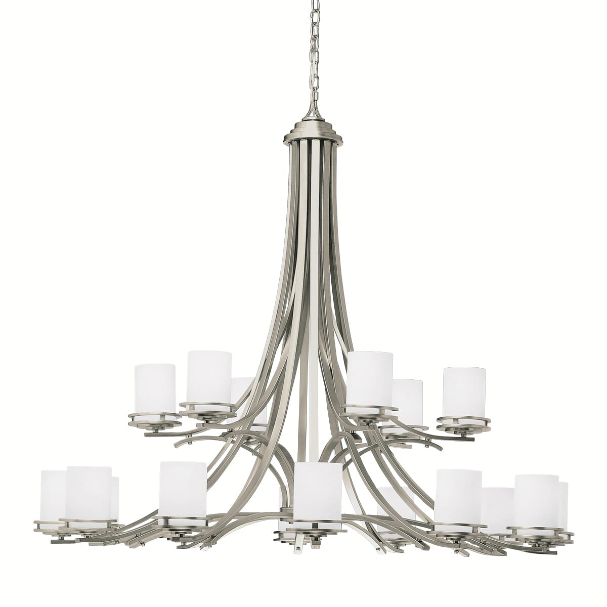 Kichler Hendrik 18-Light Chandelier in Brushed Nickel