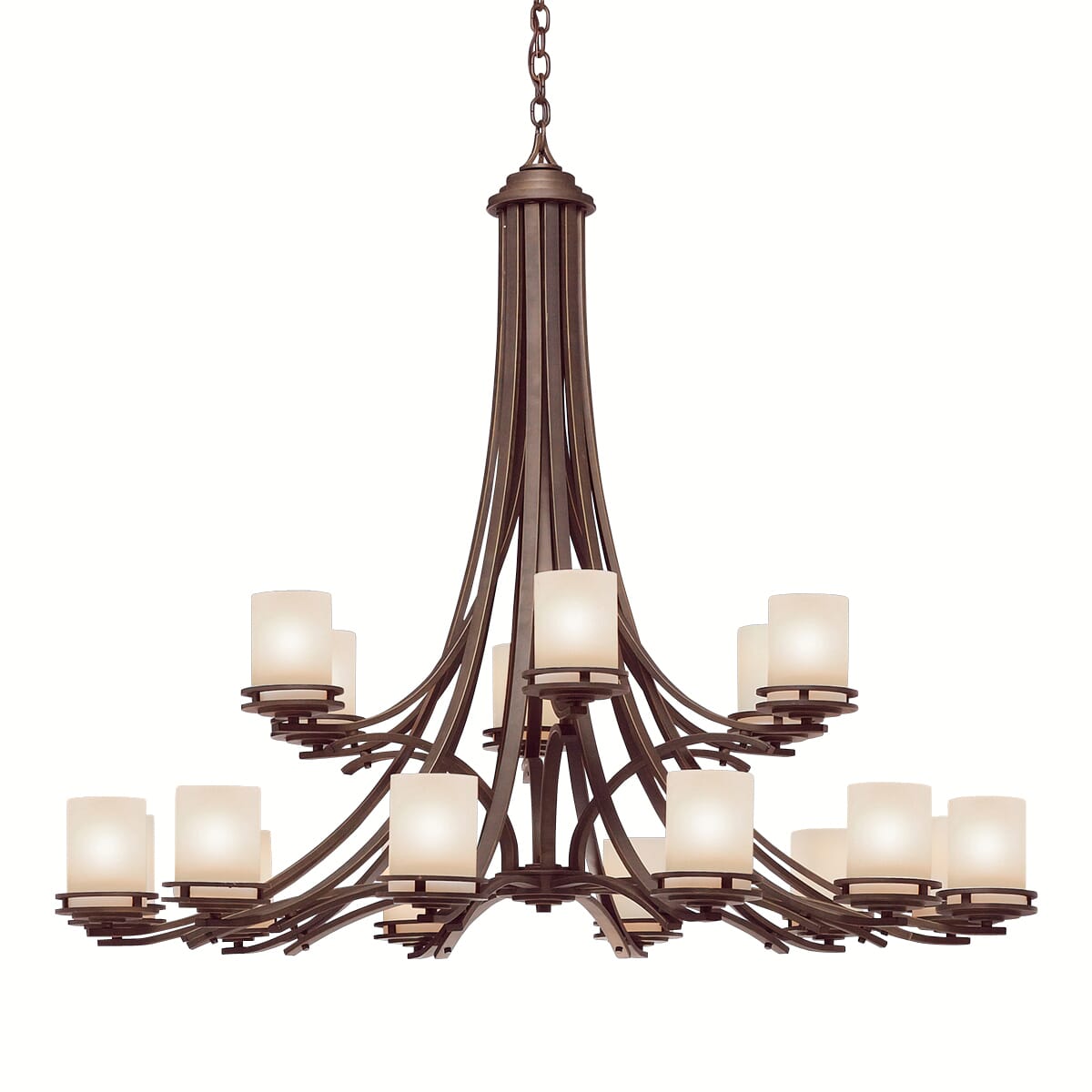 Kichler Hendrik 18-Light Chandelier in Olde Bronze