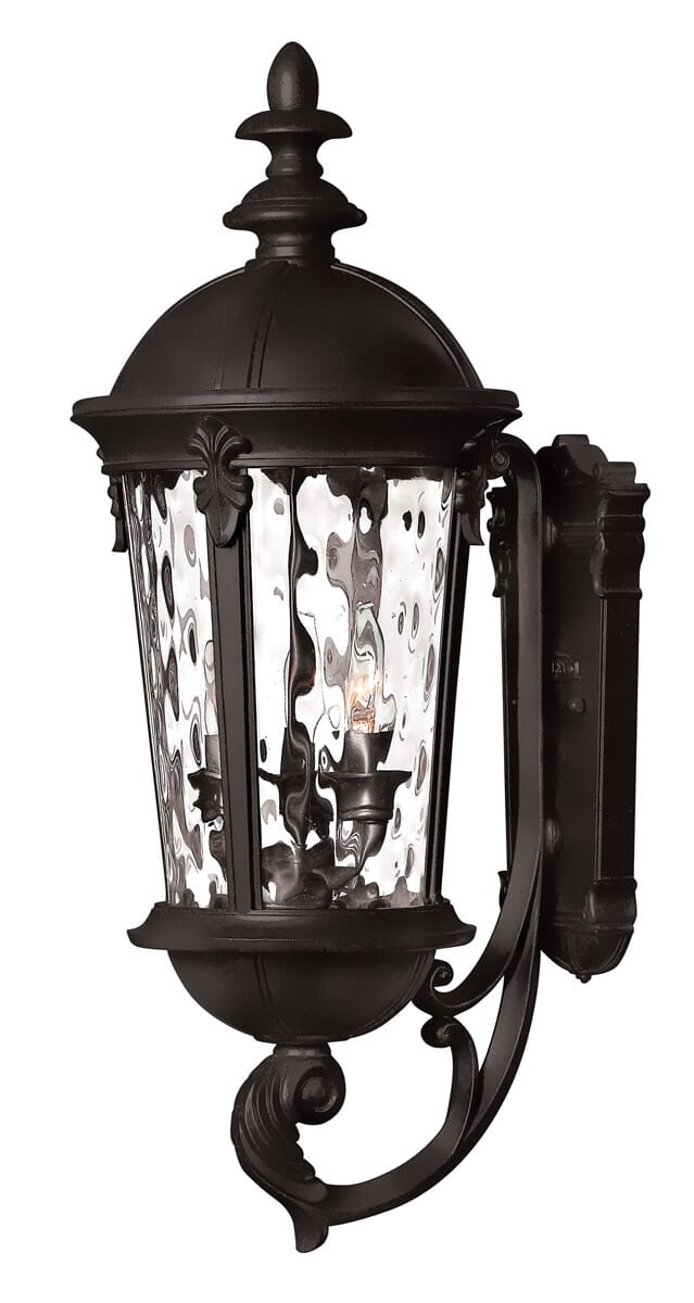 Hinkley Windsor 3-Light Outdoor Medium Wall Mount in Black