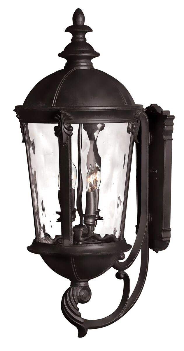 Hinkley Windsor 4-Light Outdoor Large Wall Mount in Black