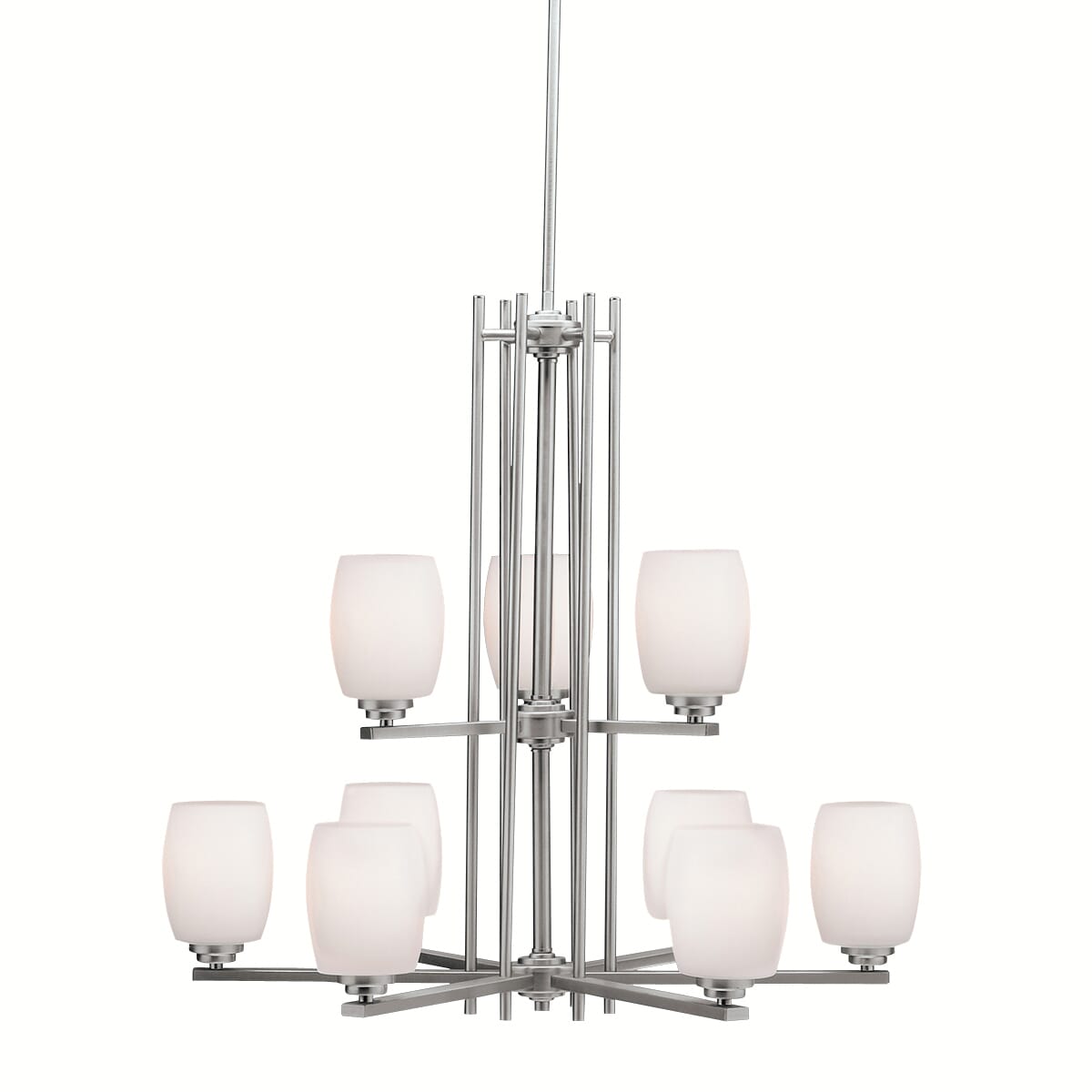 Kichler Eileen 9-Light Chandelier in Brushed Nickel