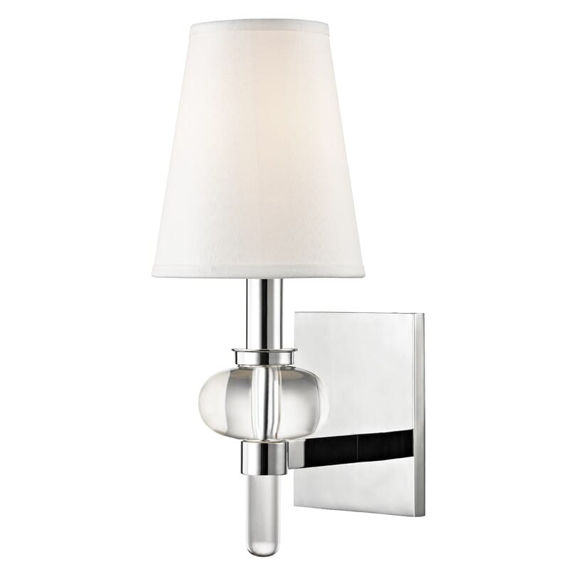 Hudson Valley Luna 14" Wall Sconce in Polished Chrome