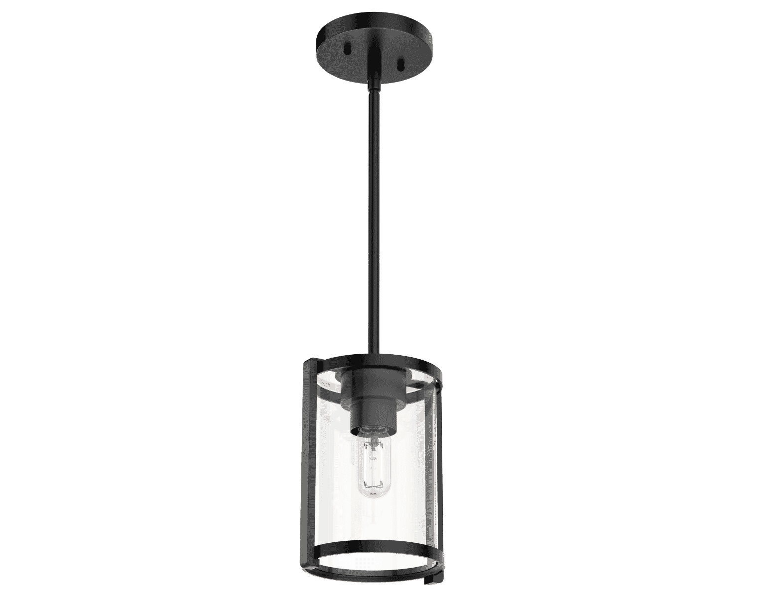 Hunter Astwood Pendant Light in Matte Black