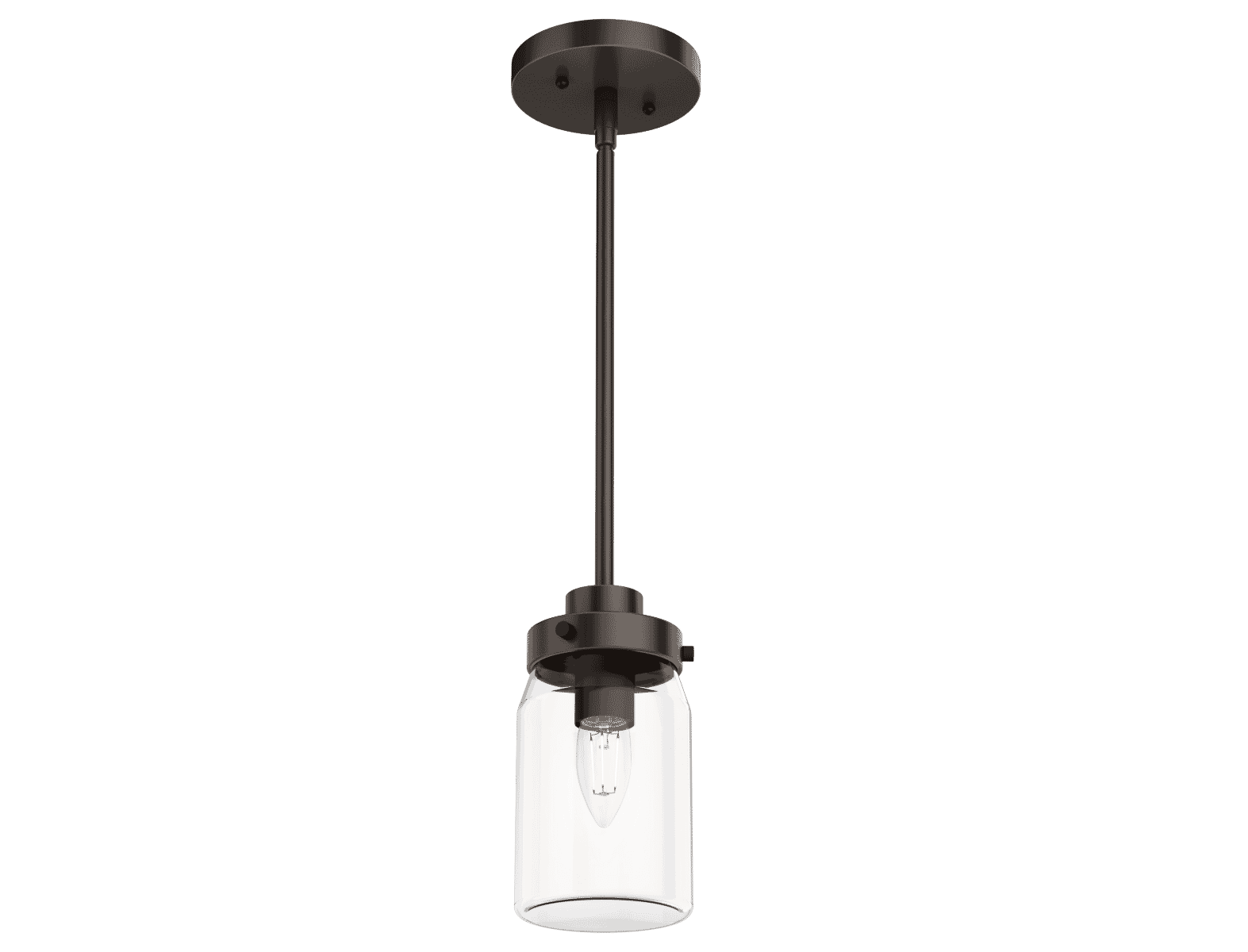 Hunter Devon Park Pendant Light in Onyx Bengal