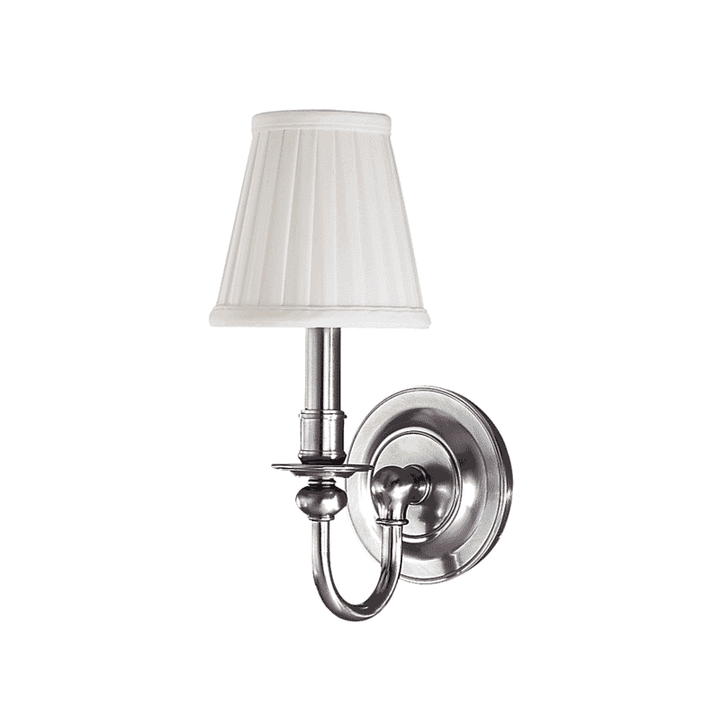 Hudson Valley Beekman 12" Wall Sconce in Polished Nickel