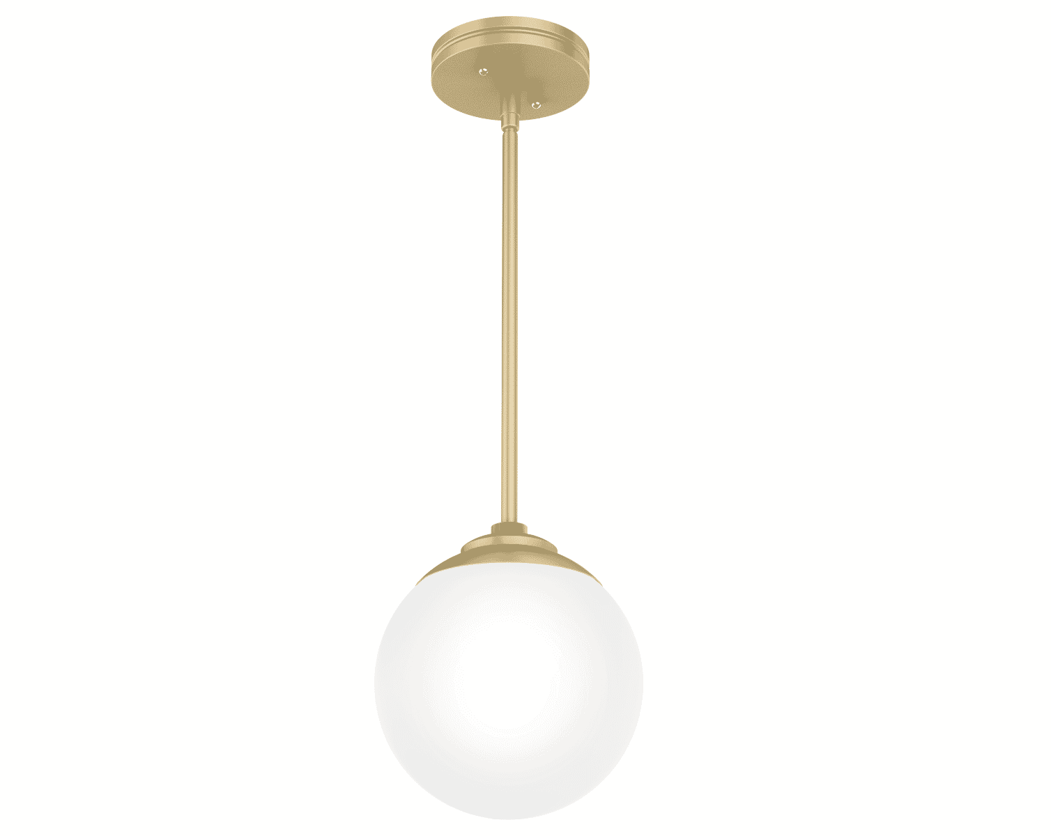 Hunter Hepburn Pendant Light in Painted Modern Brass