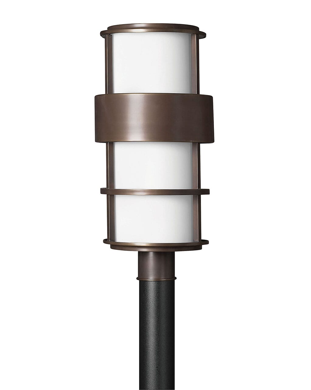 Hinkley Saturn 22" Outdoor Post Light in Metro Bronze