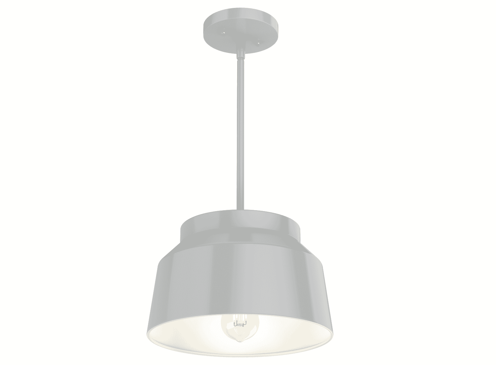 Hunter Cranbrook Pendant Light in Dove Grey