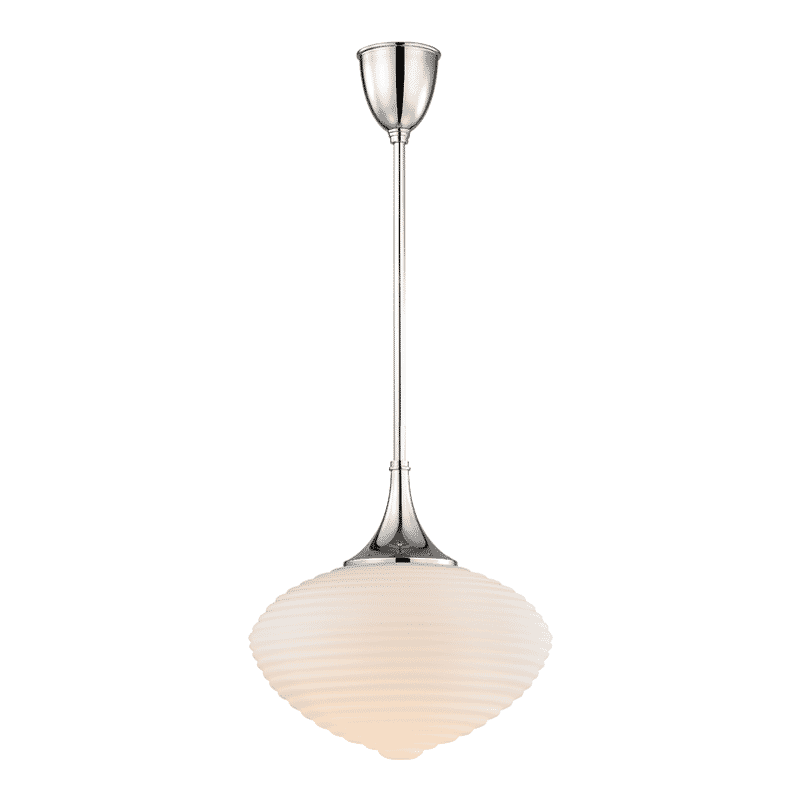 Hudson Valley Knox 15" Pendant Light in Polished Nickel